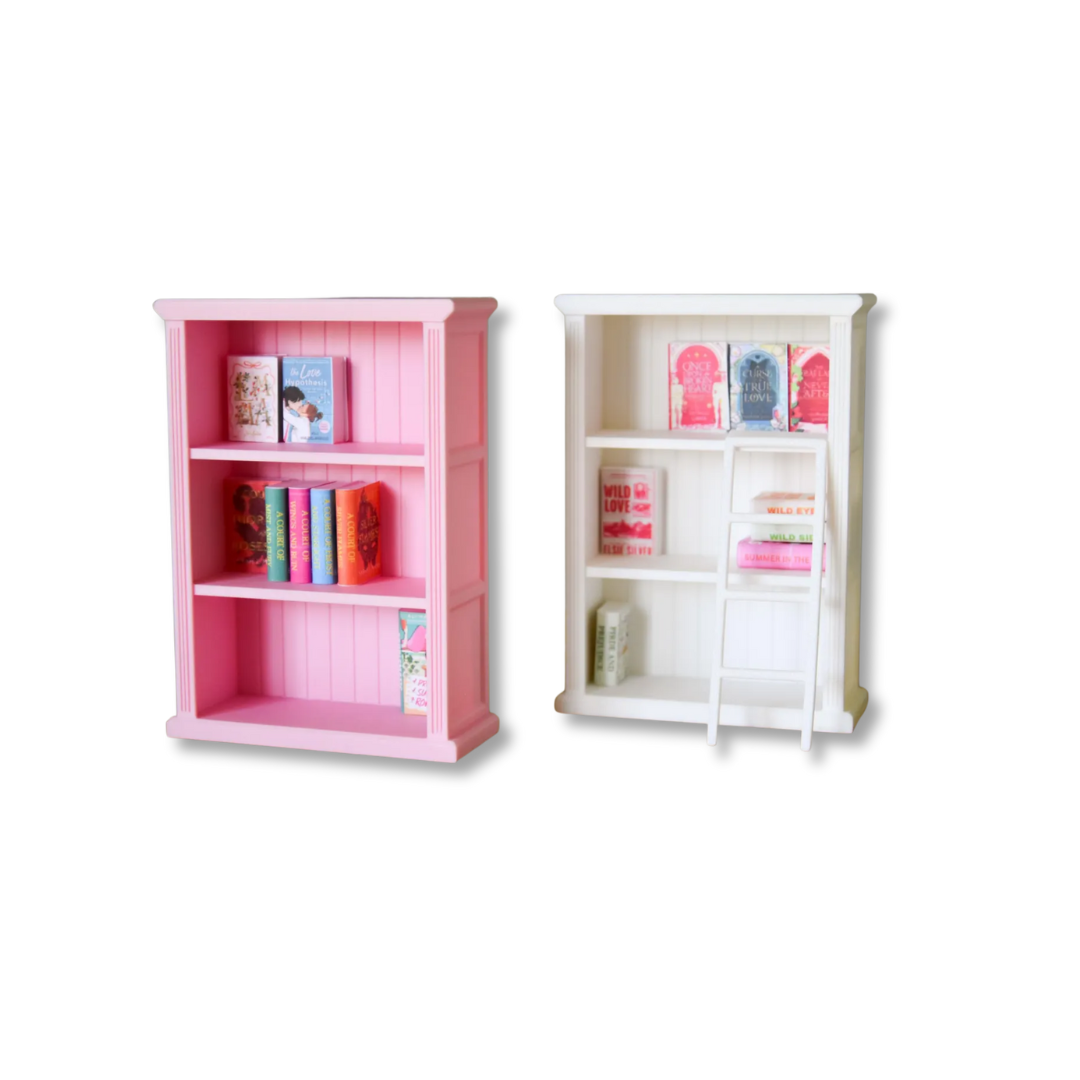 Classic Mini Bookshelf- 1:12 scale