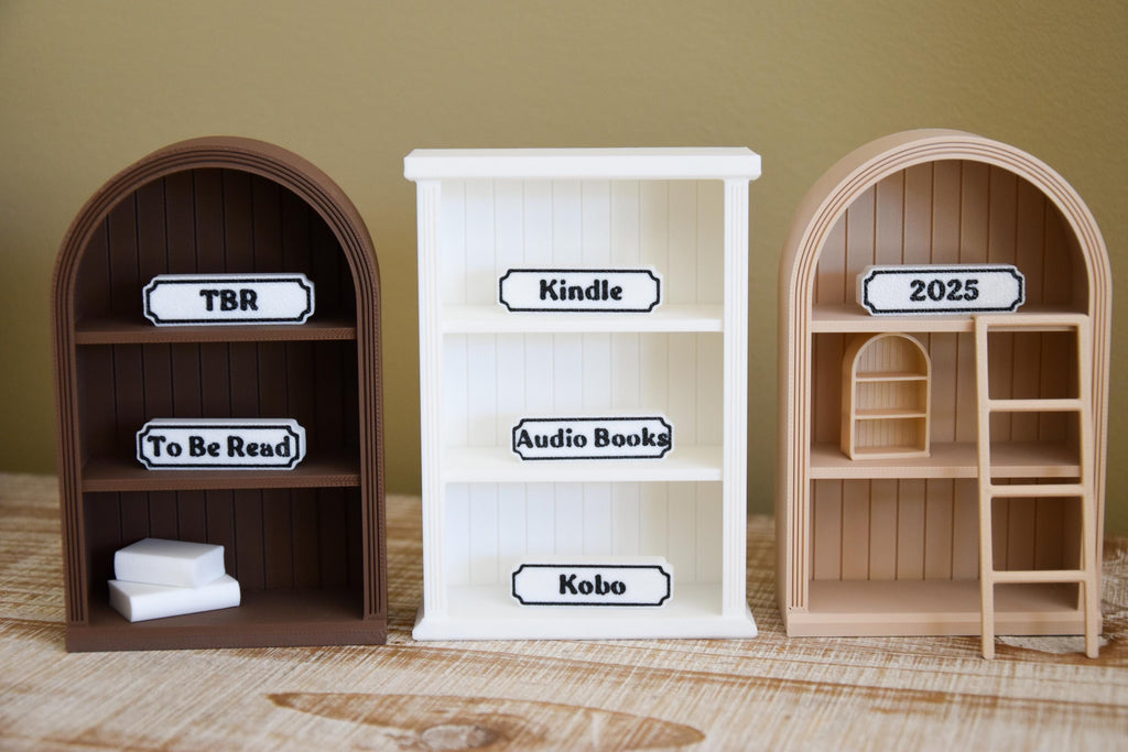Arched Mini Bookshelf- 1:12 scale