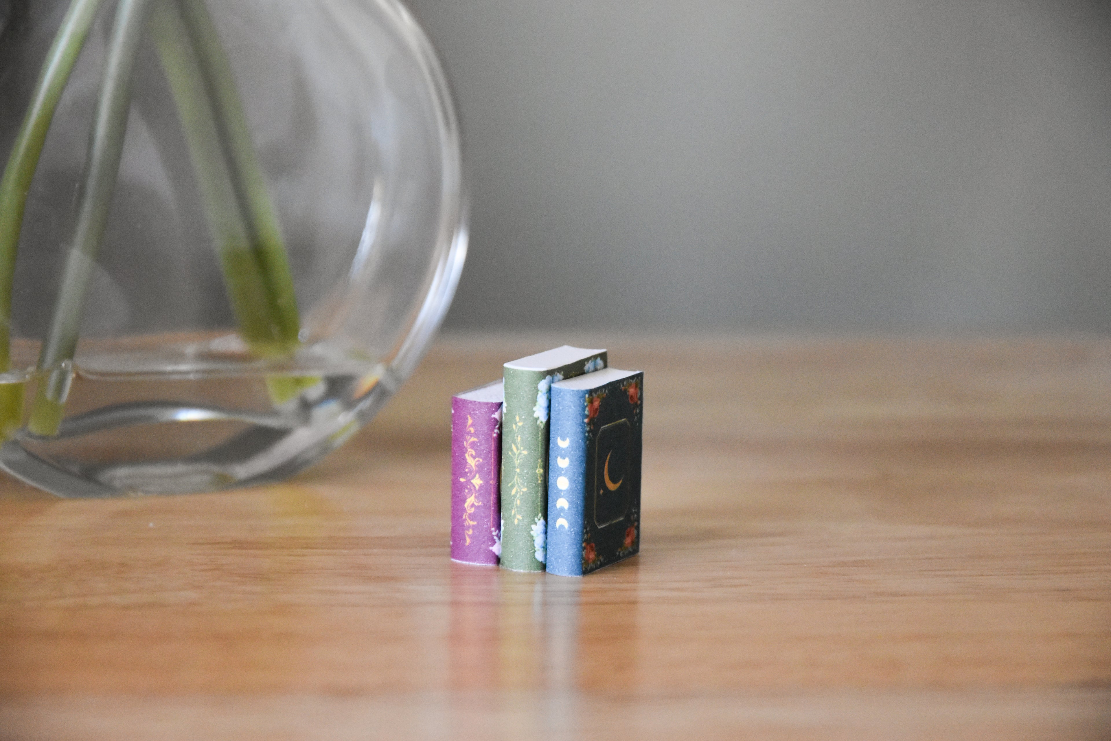 Floral Fantasy 3 DIY Mini Books- 1:12 scale