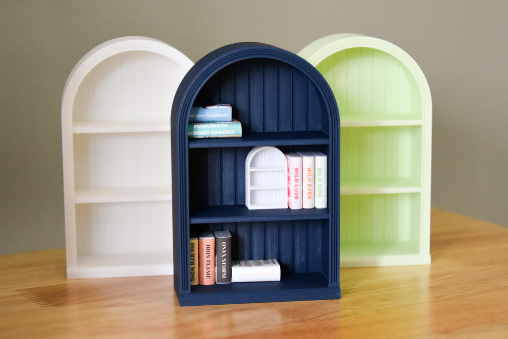 Arched Mini Bookshelf- 1:12 scale