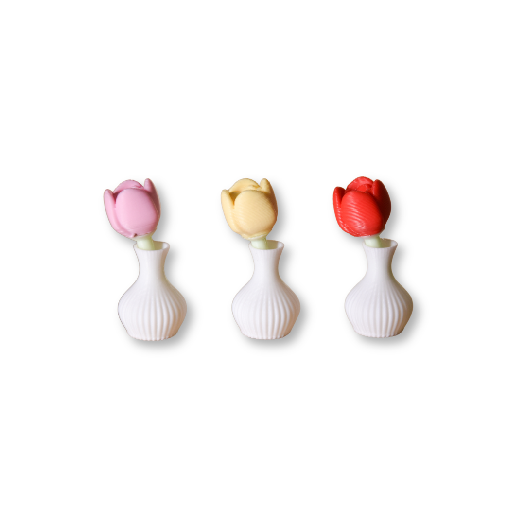 Tulip with Vase- Mini 1:12 scale