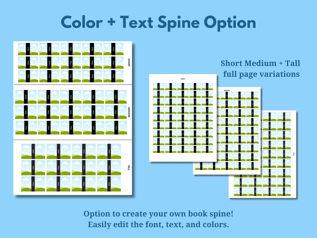 Blank Mini Book Template- Digital Download