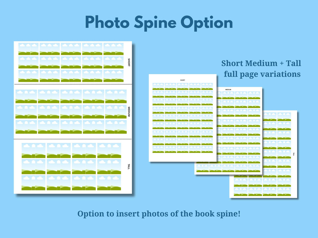 Blank Mini Book Template- Digital Download