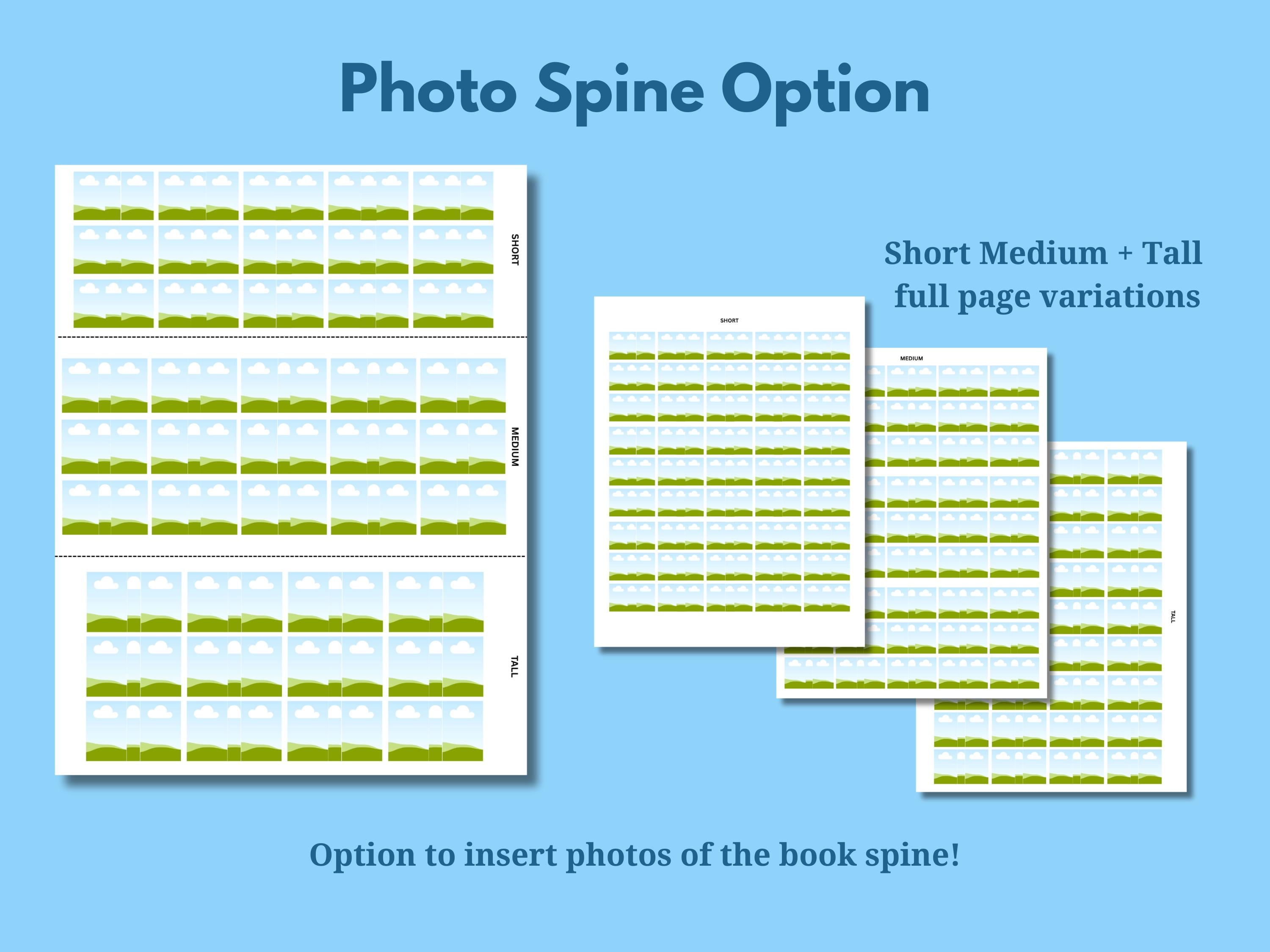 Blank Mini Book Template- Digital Download