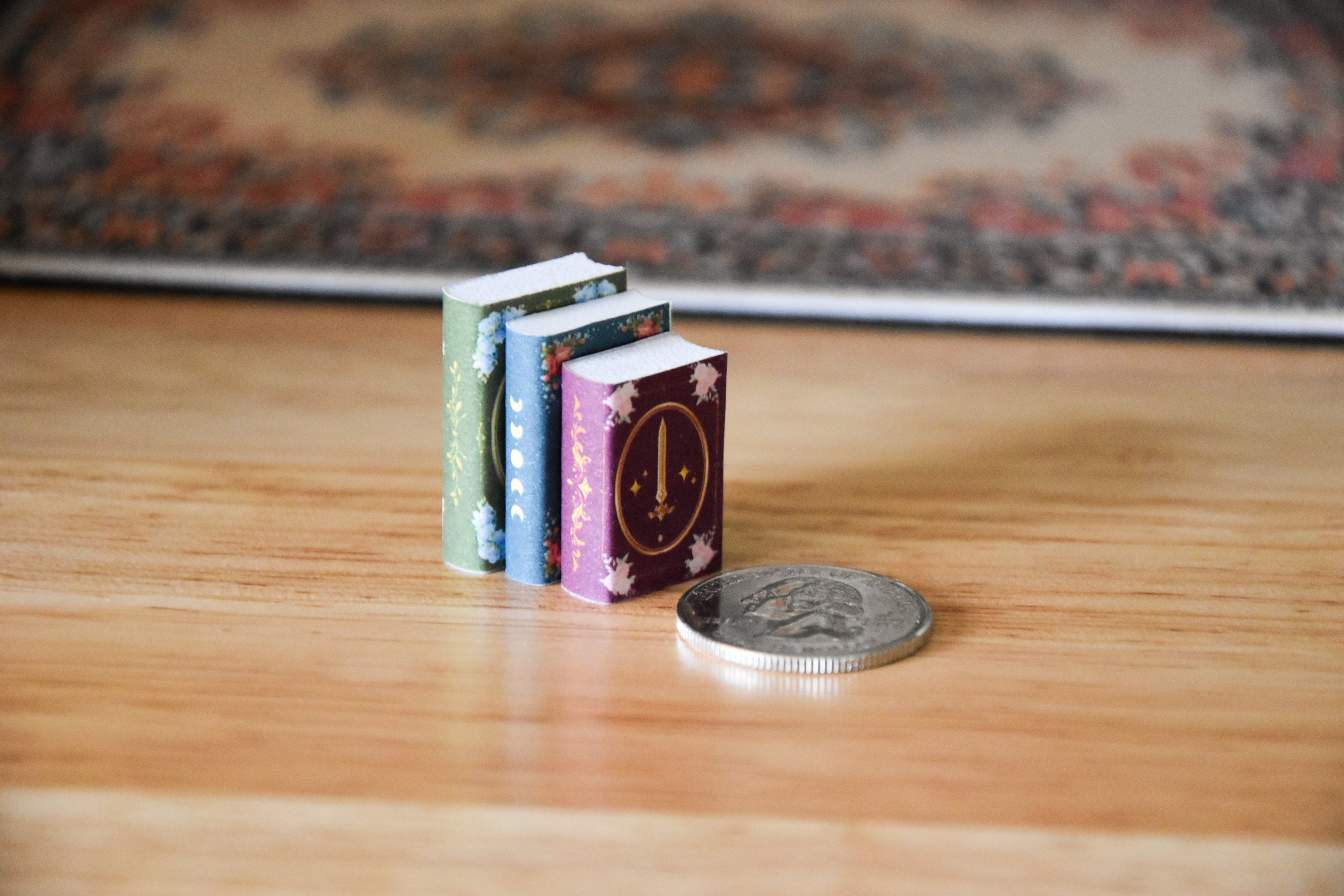 Floral Fantasy 3 DIY Mini Books- 1:12 scale