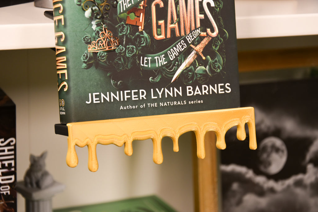 Metal Dripping- Floating Book Display Trim