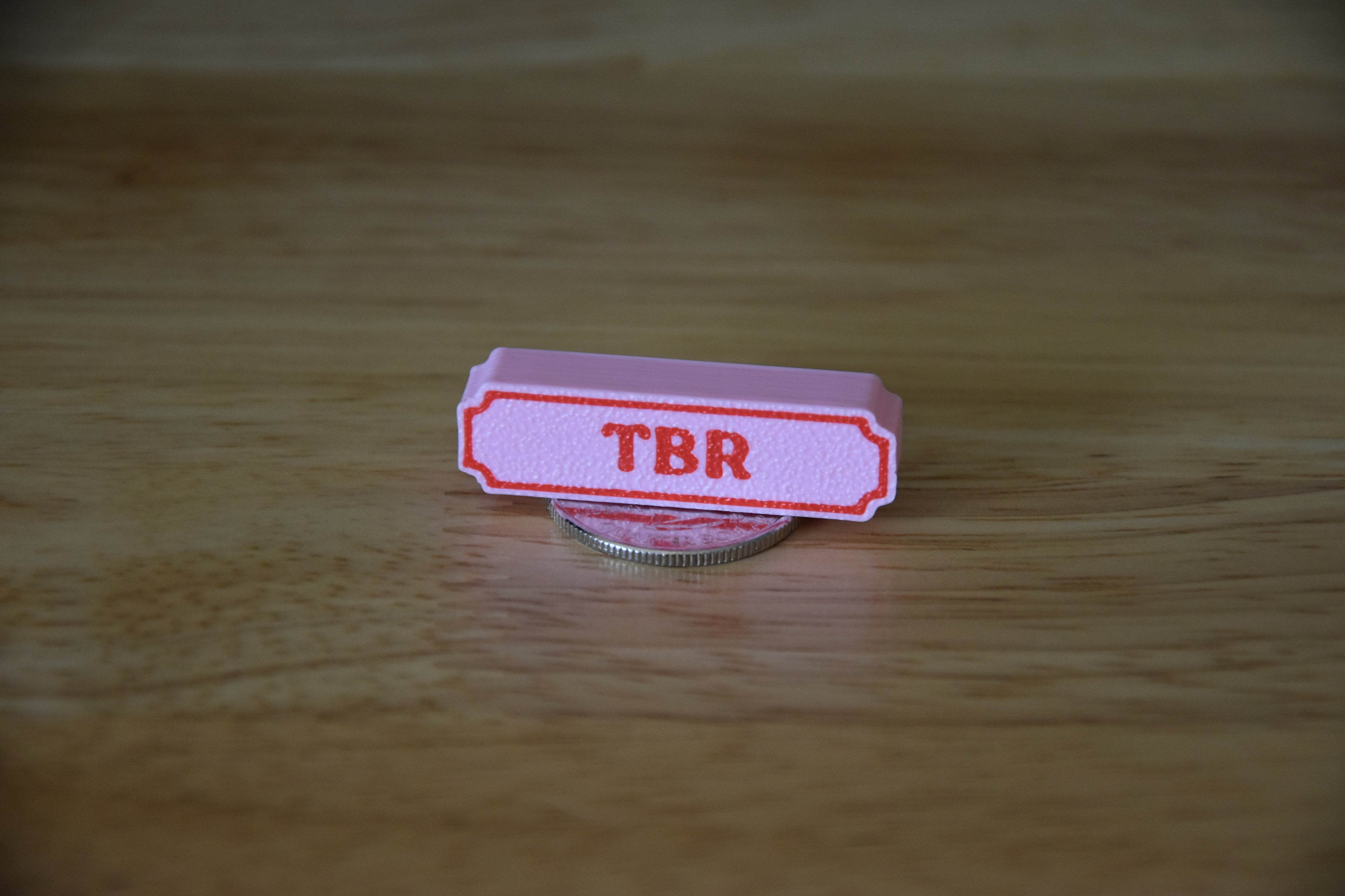 Fancy Bookshelf Signs- Mini 1:12 scale