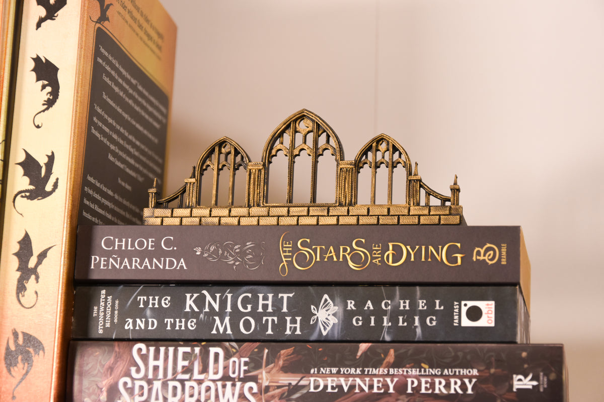 Gothic Moon Windows- Floating Book Display Trim