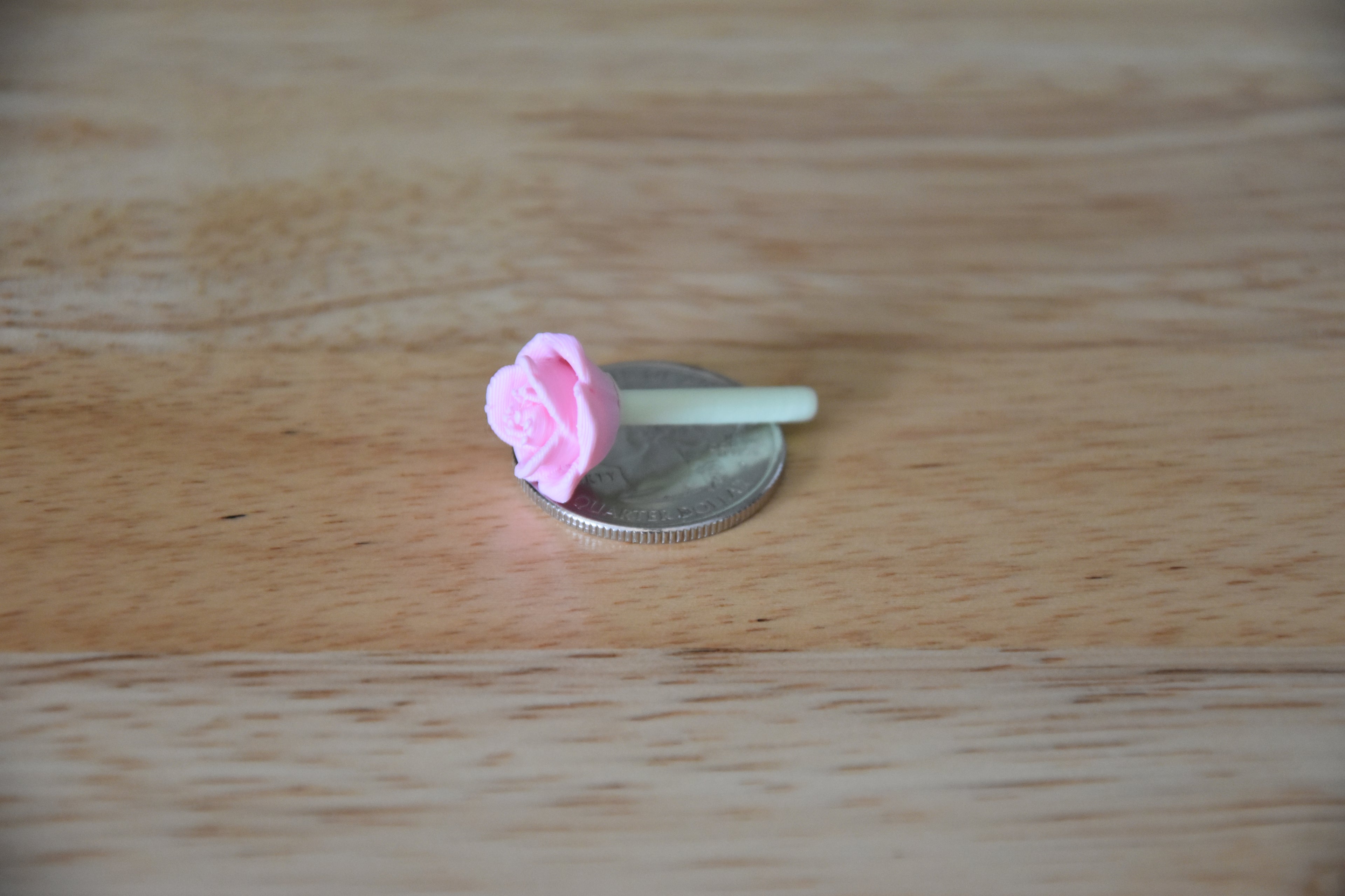 Rose with Vase- Mini 1:12 scale