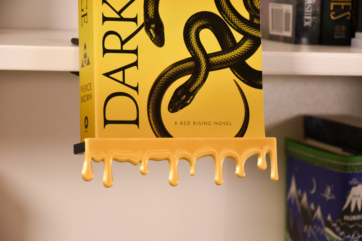 Metal Dripping- Floating Book Display Trim