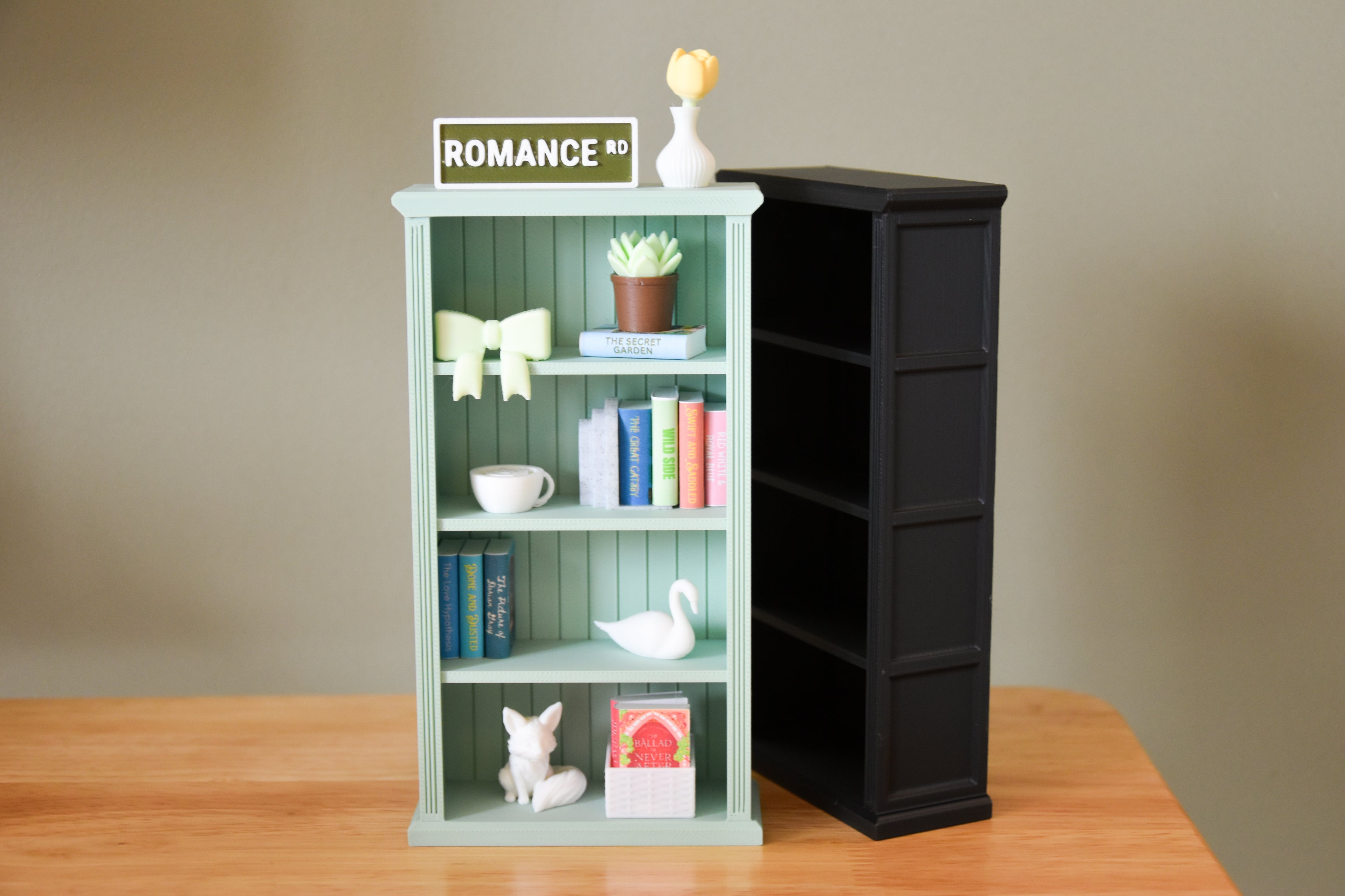 Classic Tall Mini Bookshelf- 1:12 scale