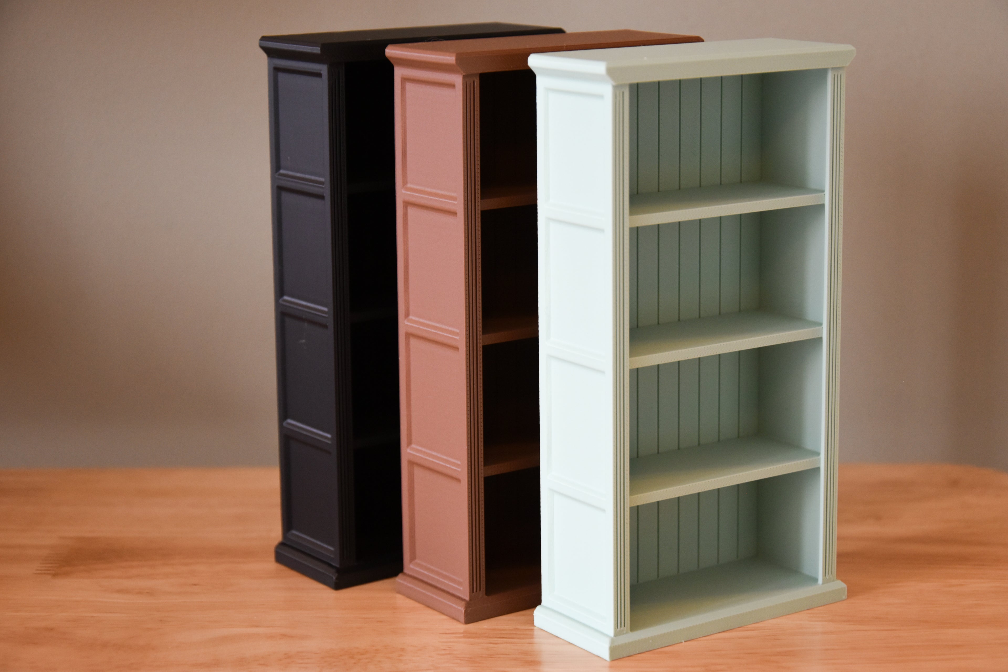 Classic Tall Mini Bookshelf- 1:12 scale