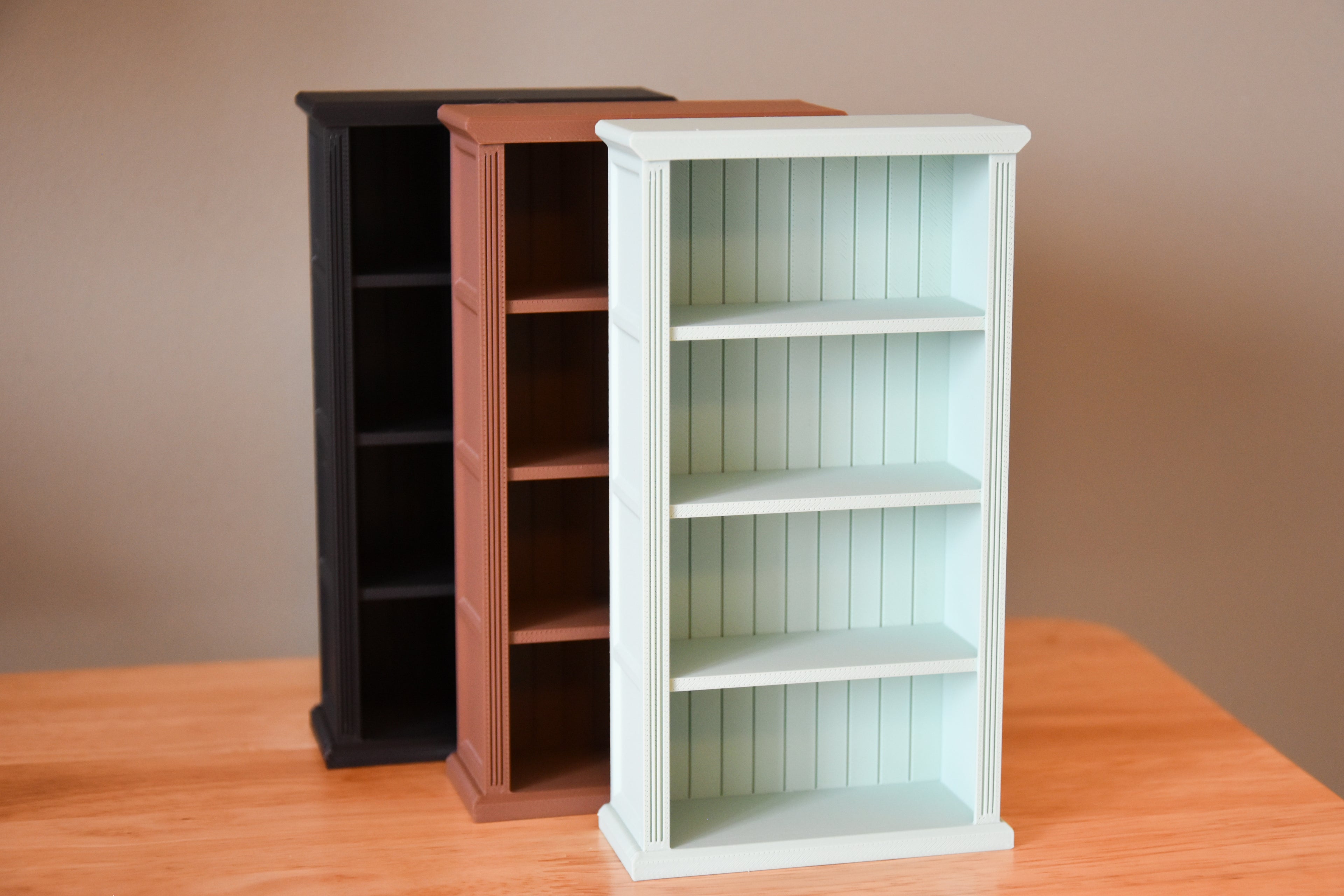 Classic Tall Mini Bookshelf- 1:12 scale