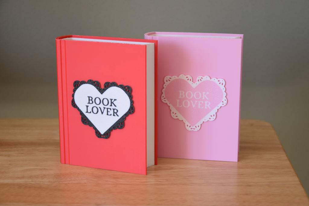 Book-Shaped Bookmark Holder- Book Lover Heart
