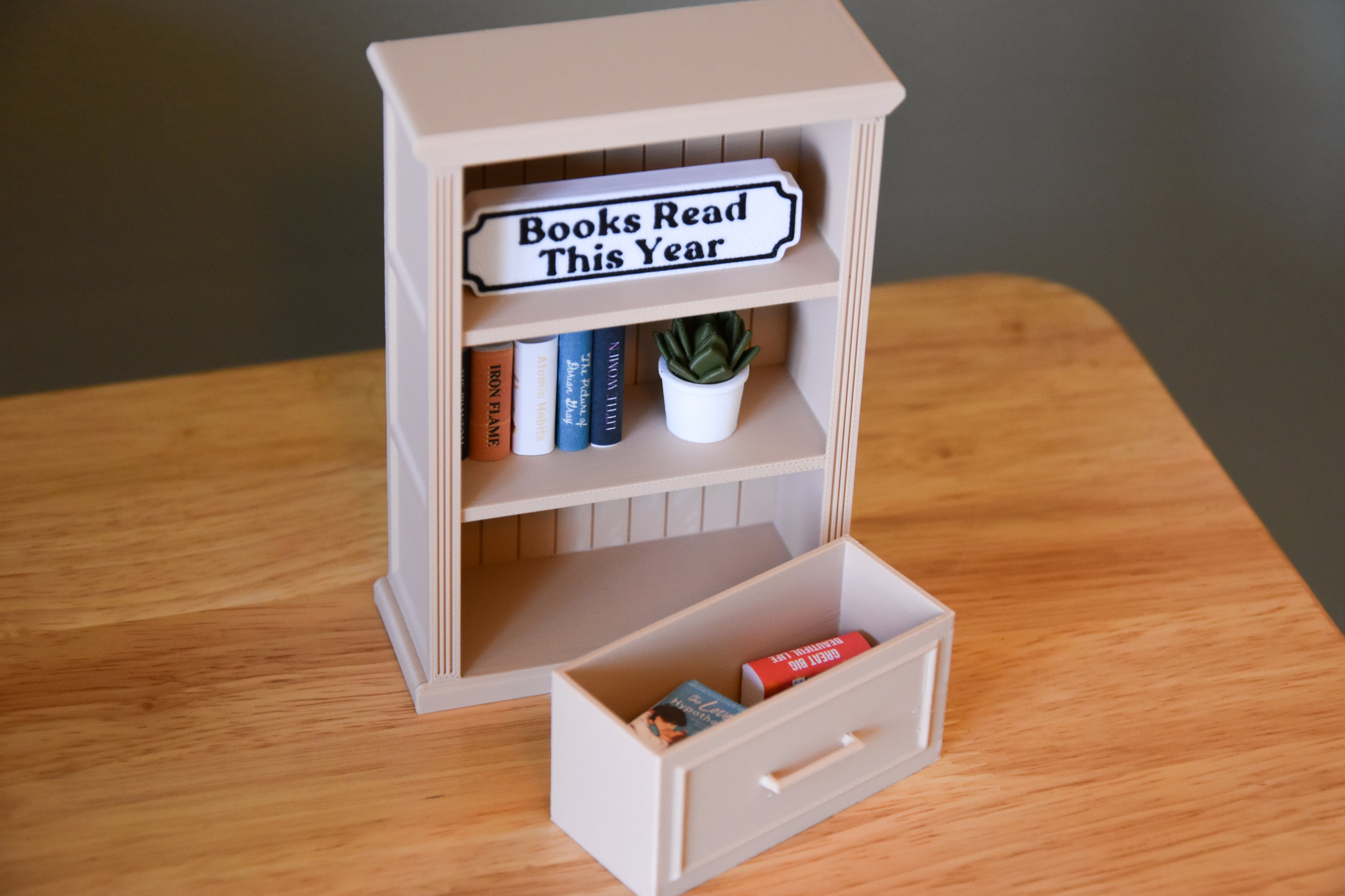 Bookshelf Drawer- 1:12 scale