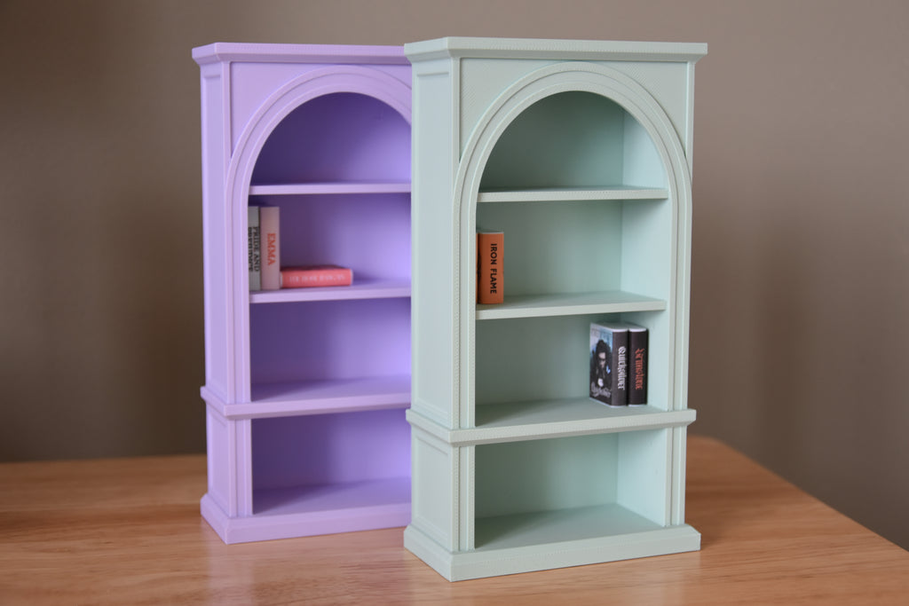 Traditional Tall Mini Bookshelf- 1:12 scale