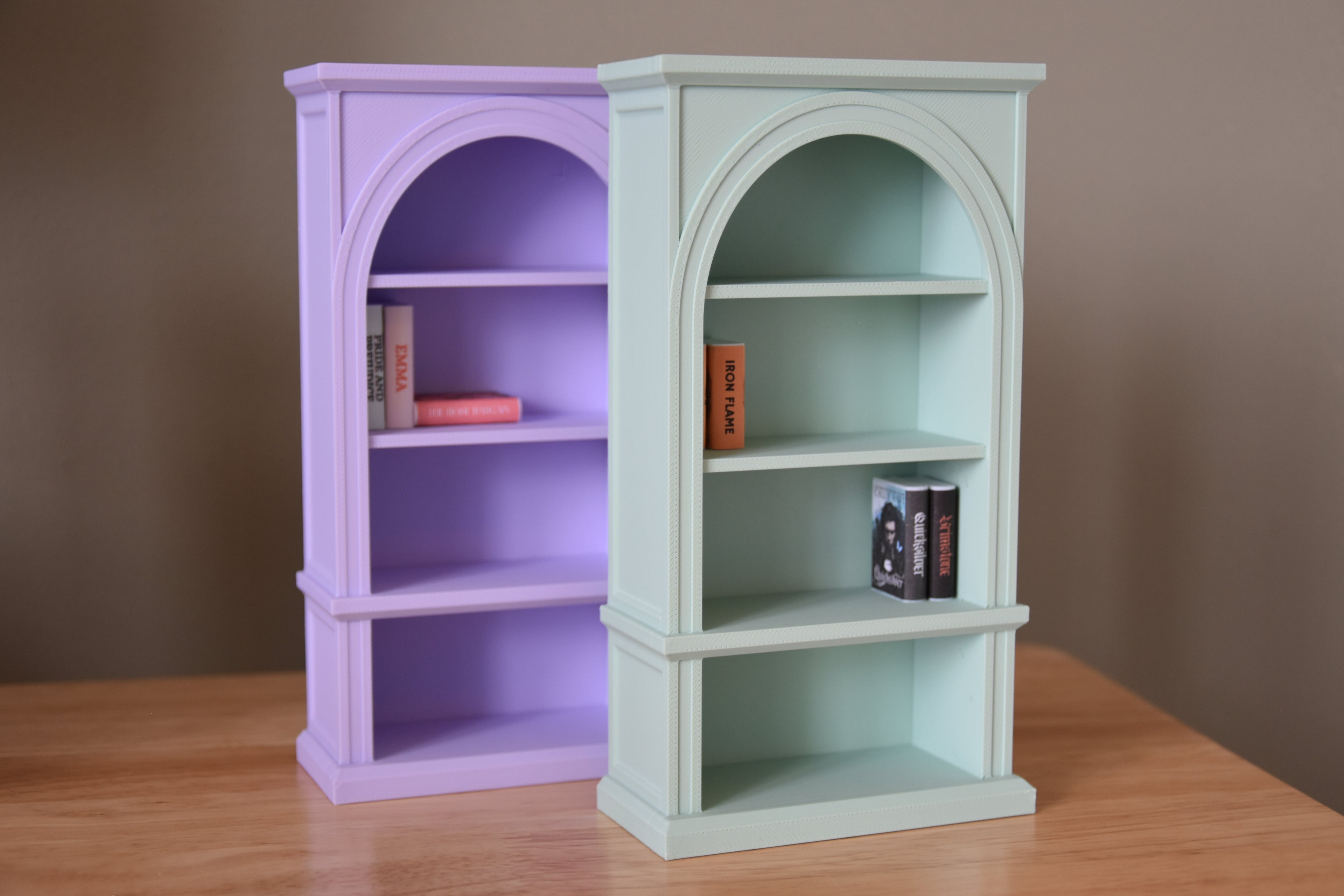 Traditional Tall Mini Bookshelf- 1:12 scale