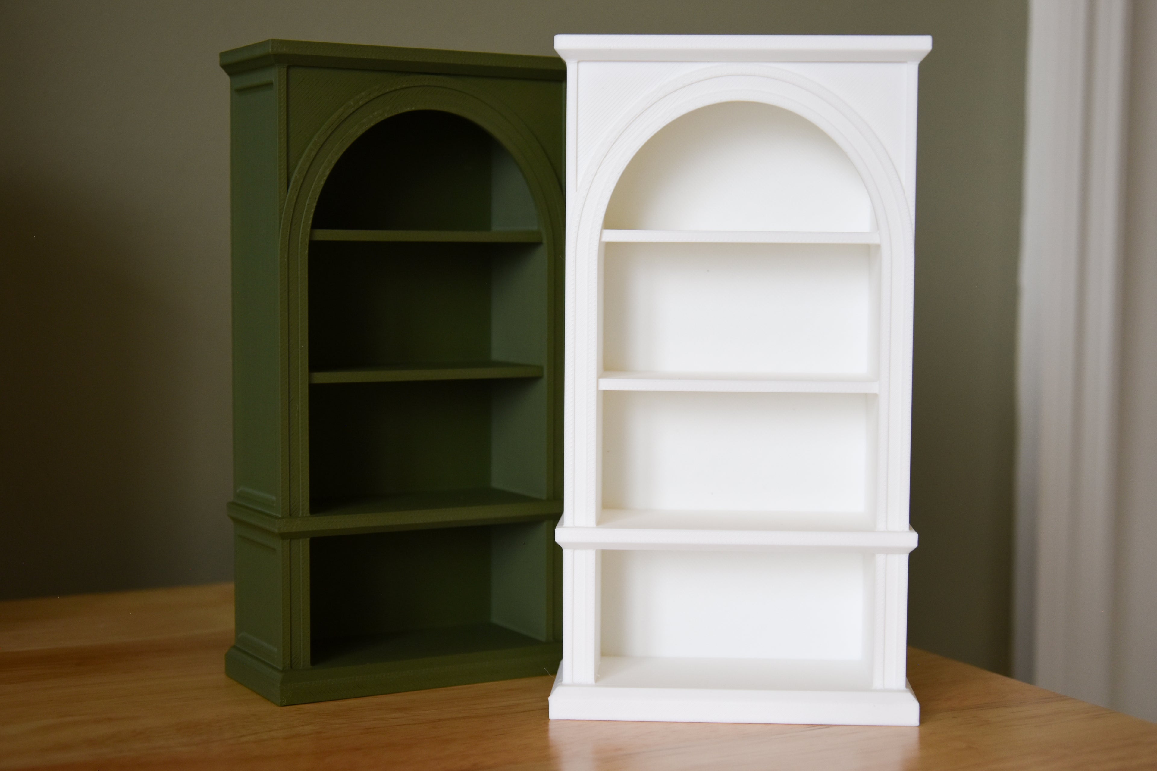 Traditional Tall Mini Bookshelf- 1:12 scale