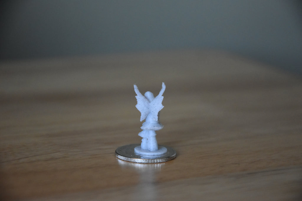 Fairy on Mushrooms Statue- Mini 1:12 scale