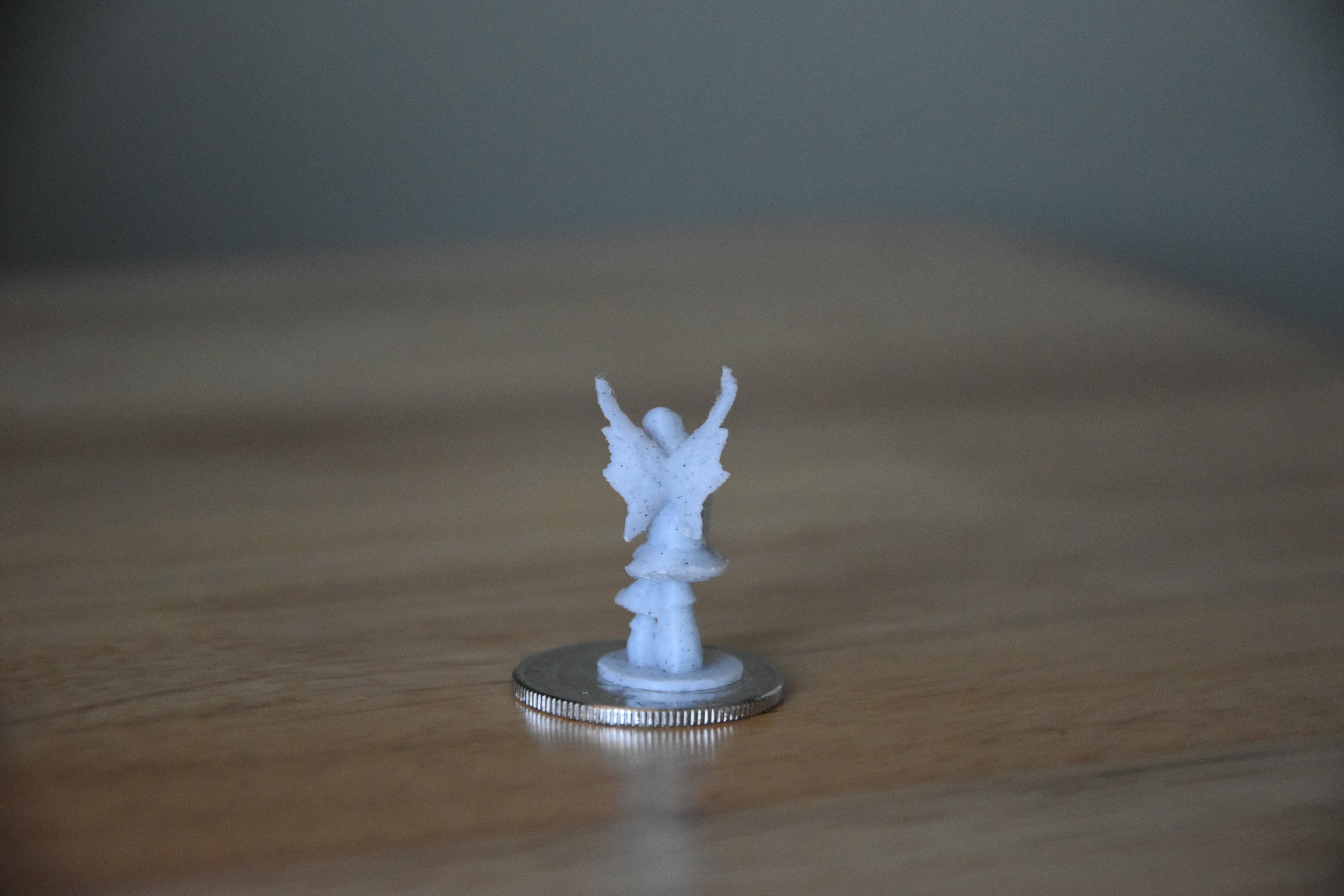 Fairy on Mushrooms Statue- Mini 1:12 scale