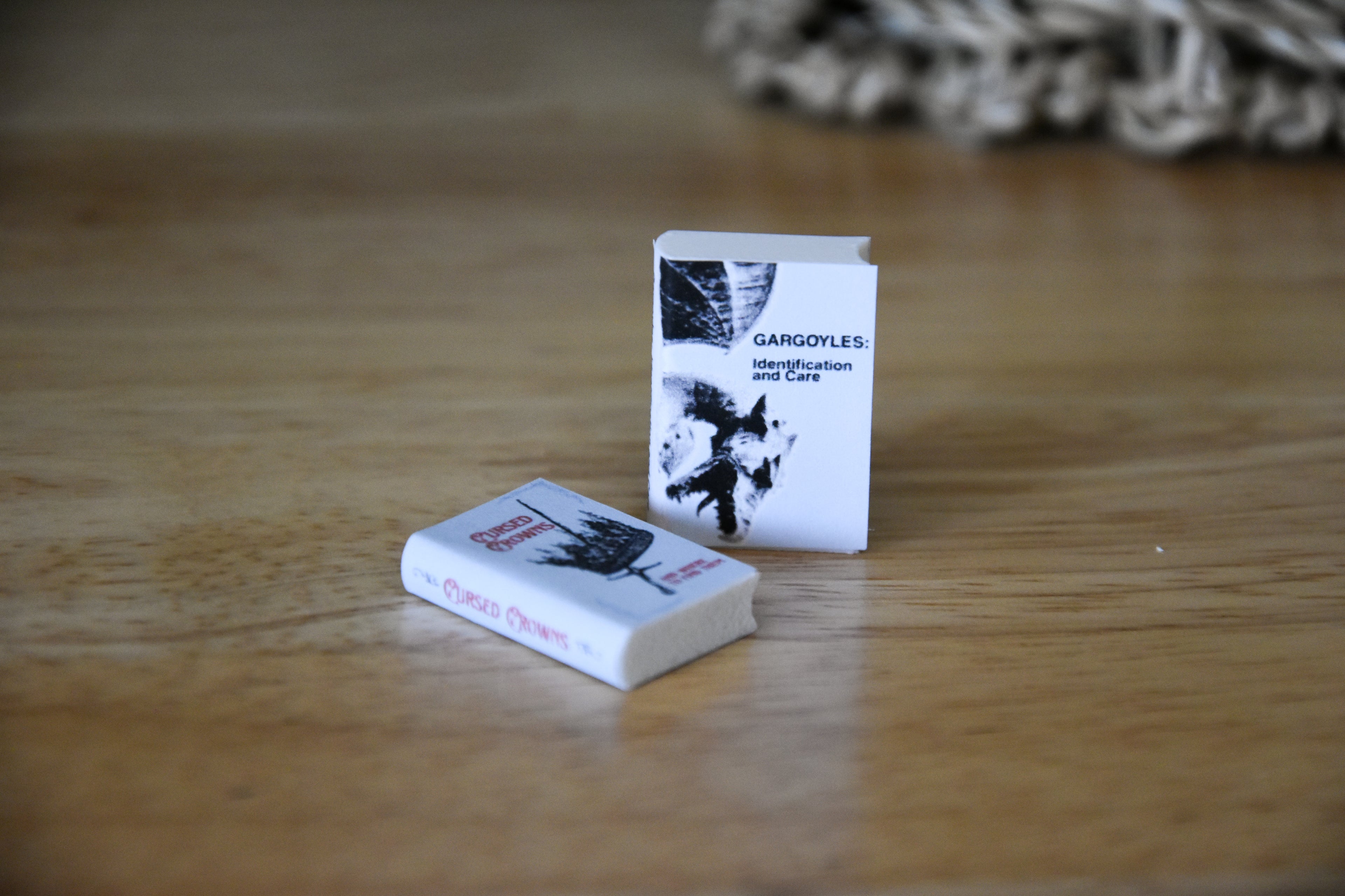 Fantasy Research Books & Guides 12 DIY Mini Books- 1:12 scale