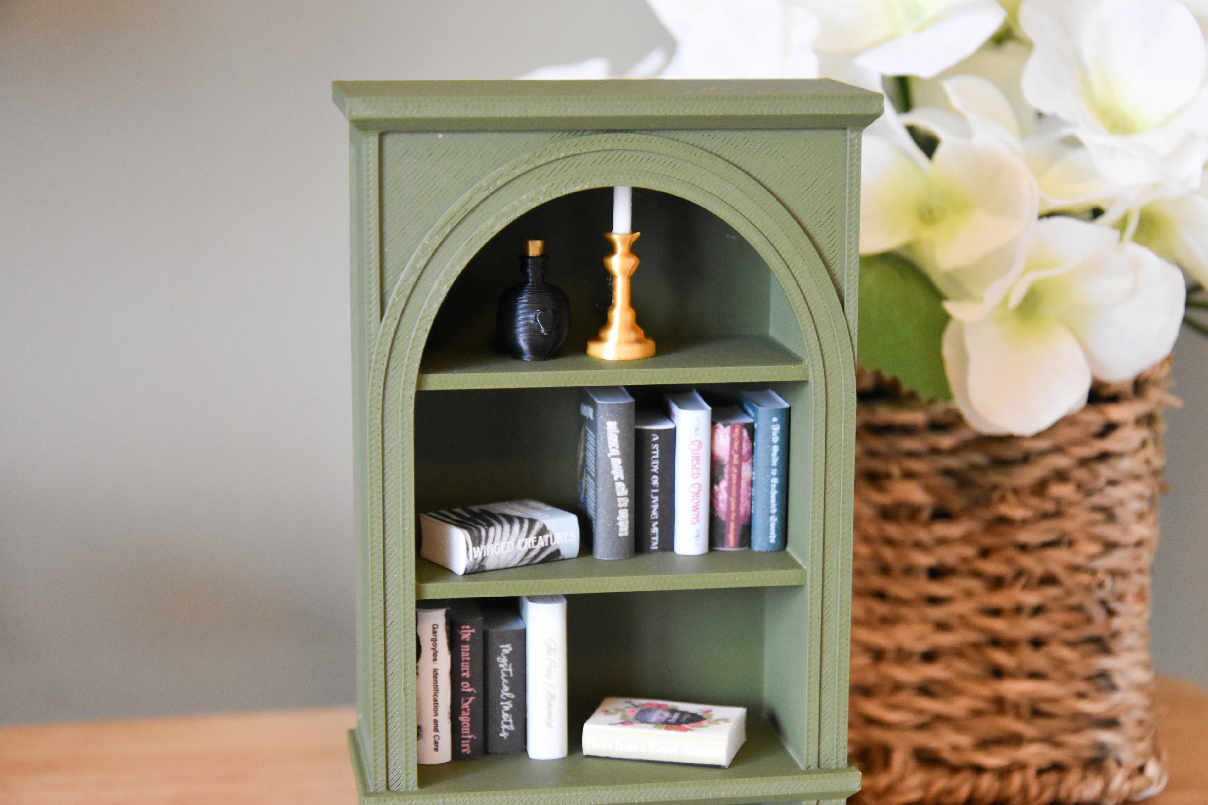 Fantasy Research Books & Guides 12 DIY Mini Books- 1:12 scale