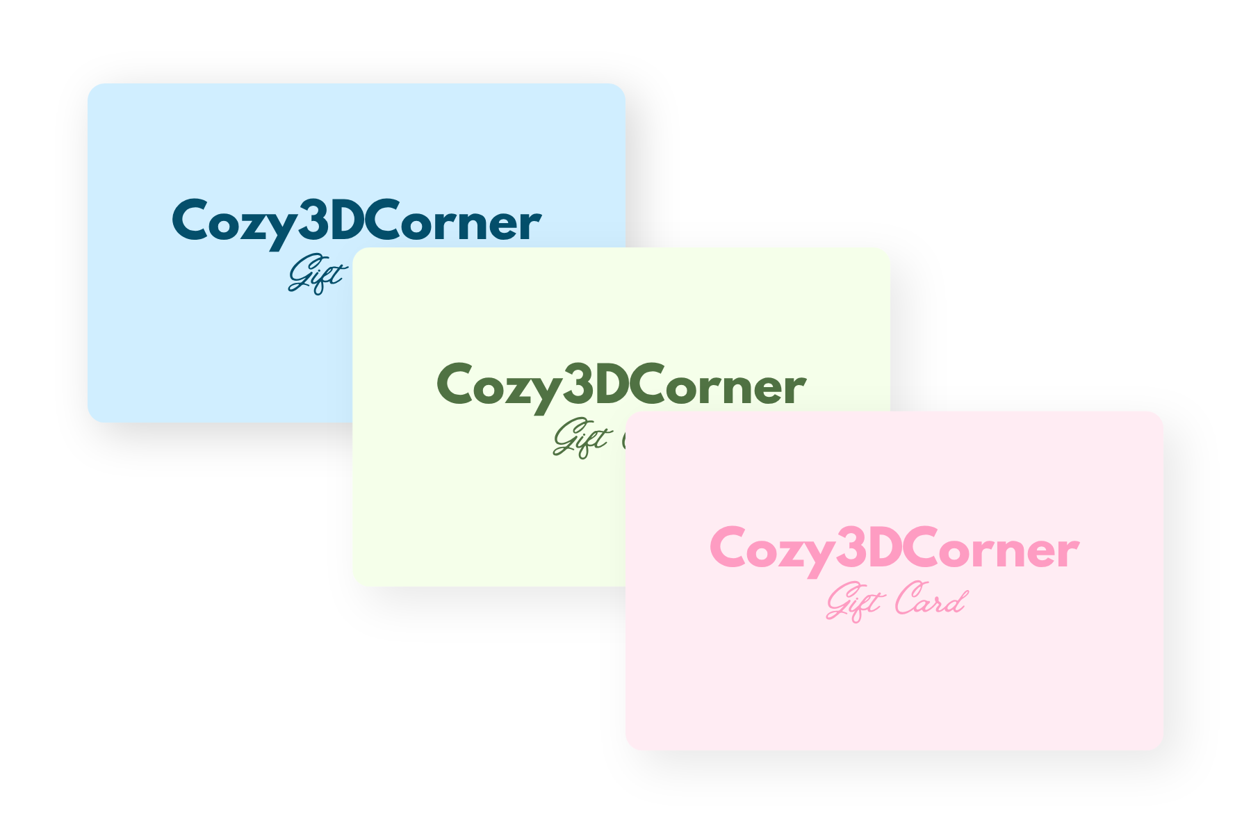 Cozy3DCorner Electronic Gift Card