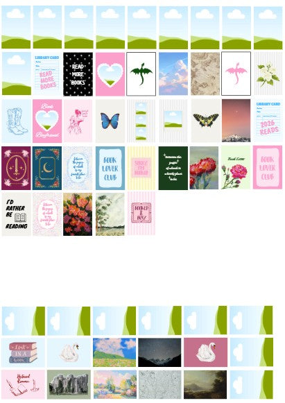Mini Photo Frame and Template- 1:12 scale