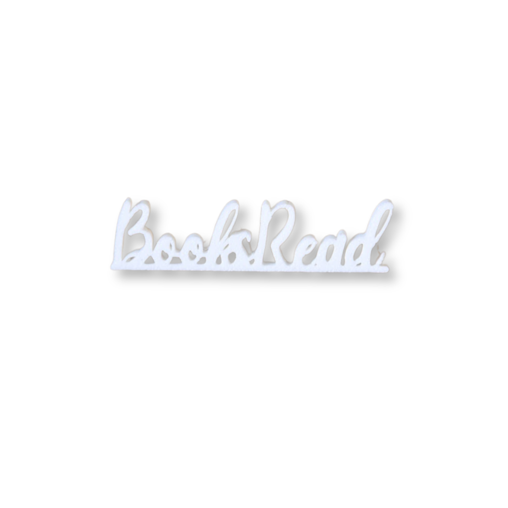 Cursive Books Read Sign- 1:12 scale