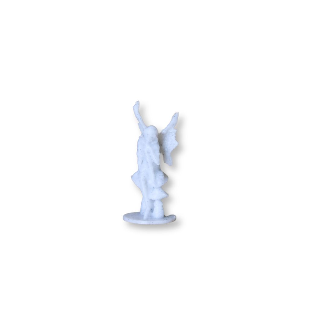Fairy on Mushrooms Statue- Mini 1:12 scale