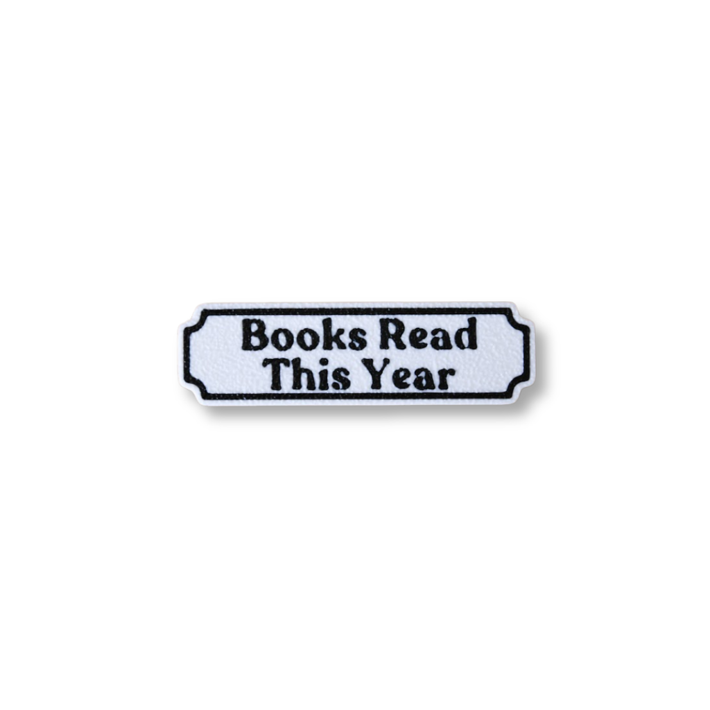 Fancy Book Counter Sign- 1:12 scale