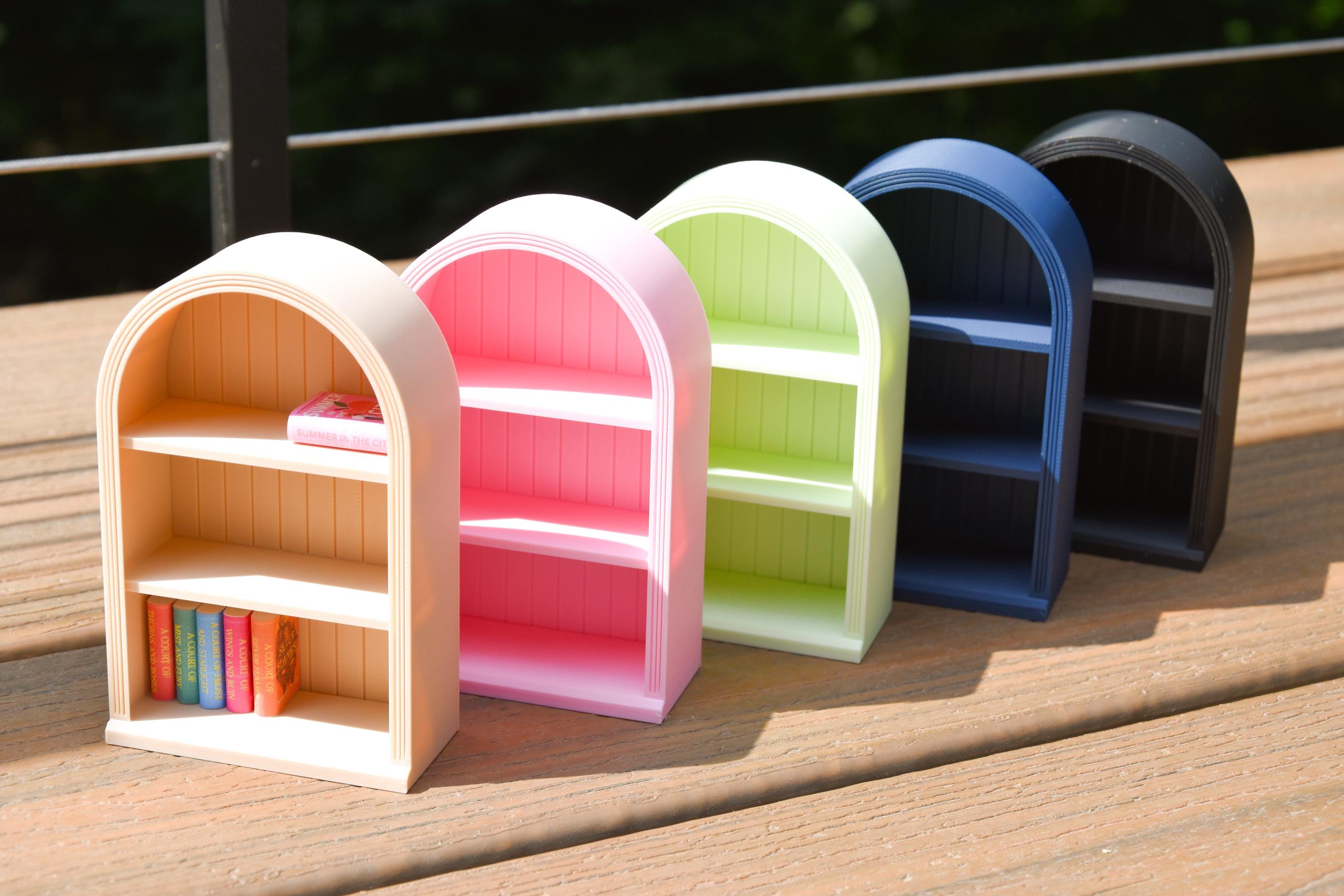 Arched Mini Bookshelf- 1:12 scale
