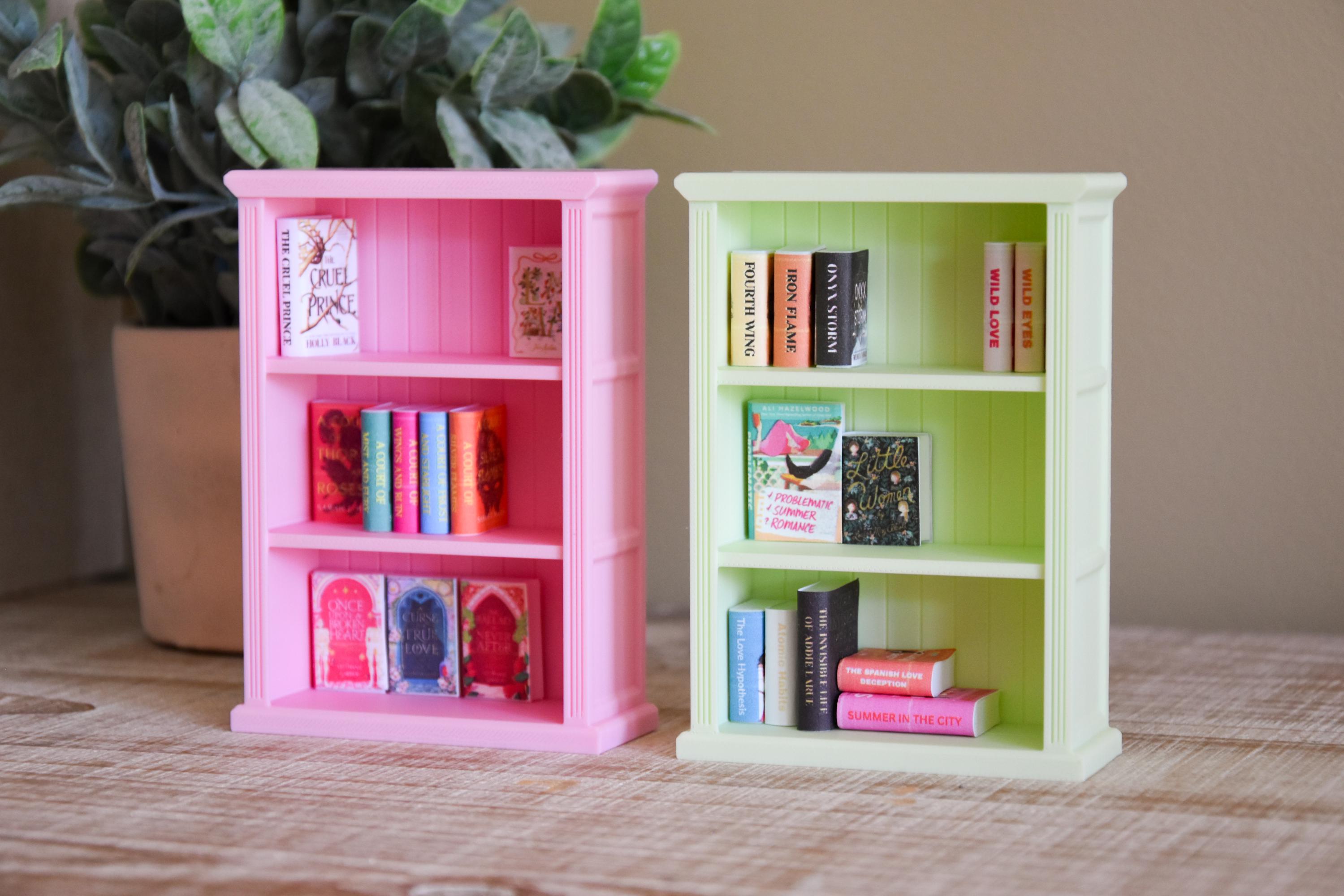 Classic Mini Bookshelf- 1:12 scale
