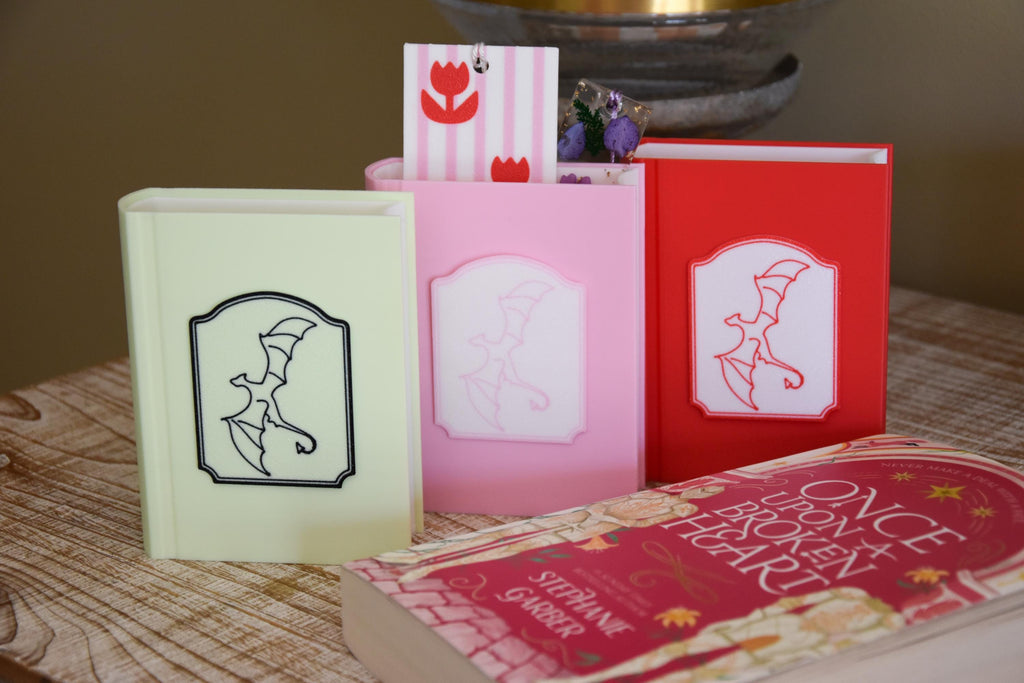 Book-Shaped Bookmark Holder- Dragon