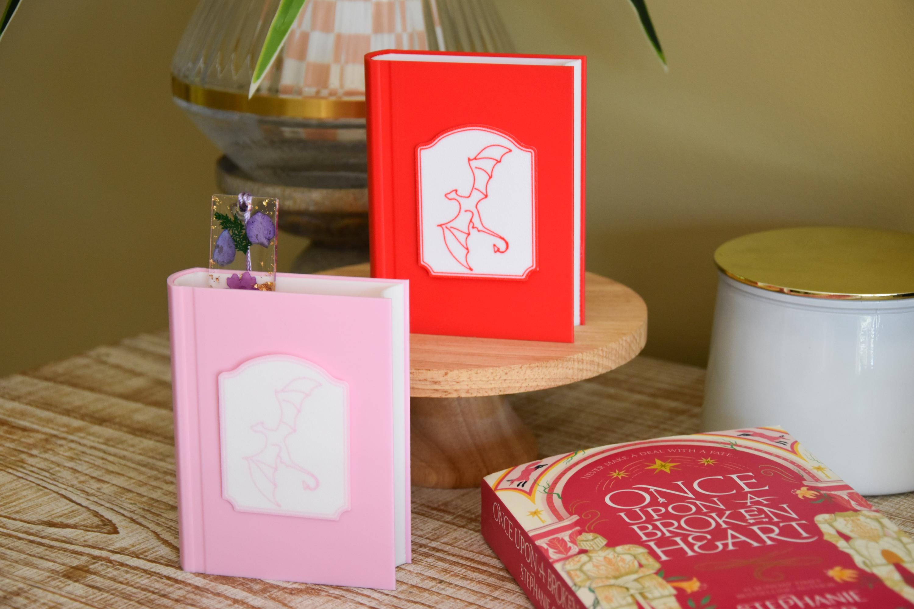 Book-Shaped Bookmark Holder- Dragon