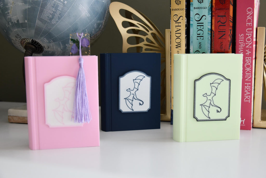 Book-Shaped Bookmark Holder- Dragon